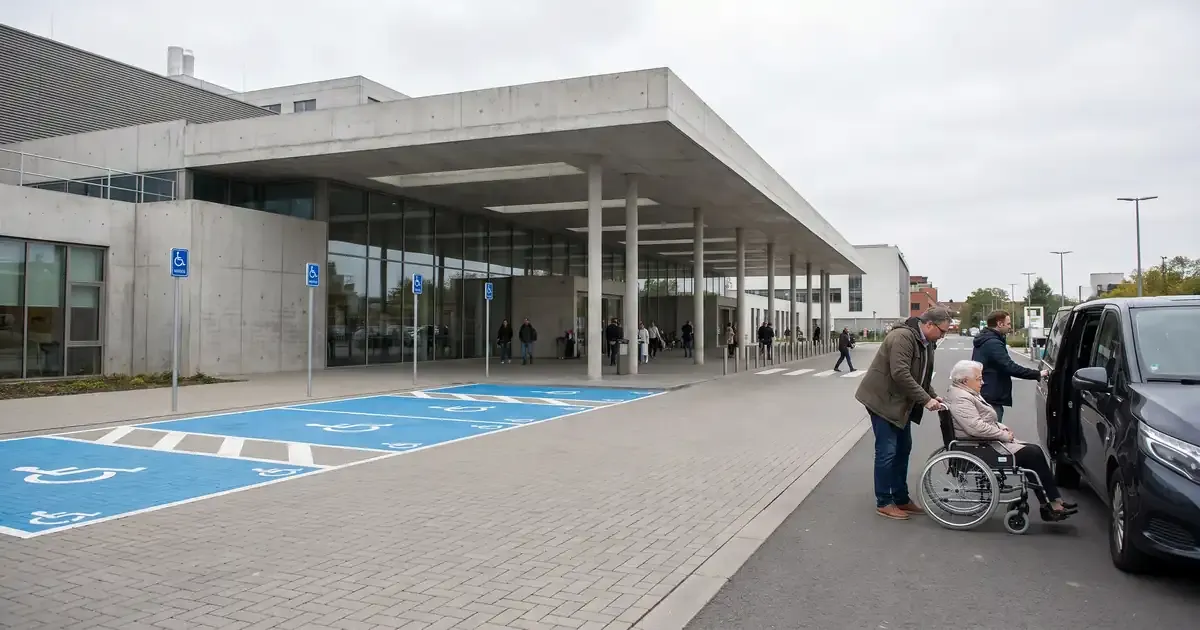 Aller à l'Hôpital Erasme en fauteuil roulant : accès, dépose et conseils